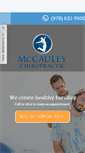 Mobile Screenshot of mccauleychiropractic.com